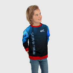 Свитшот детский Ori Logo Ori and the Will of the Wisps Z, цвет: 3D-красный — фото 2