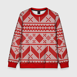 Детский свитшот Вязаный рисунок