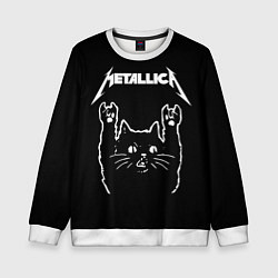 Свитшот детский METALLICA МЕТАЛЛИКА, цвет: 3D-белый