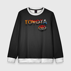 Свитшот детский TOYOTA SHARDS, цвет: 3D-белый