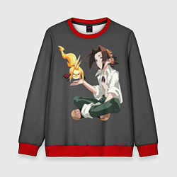 Свитшот детский Веслый Йо, цвет: 3D-красный