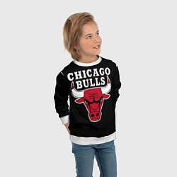 Свитшот детский B C Chicago Bulls, цвет: 3D-белый — фото 2