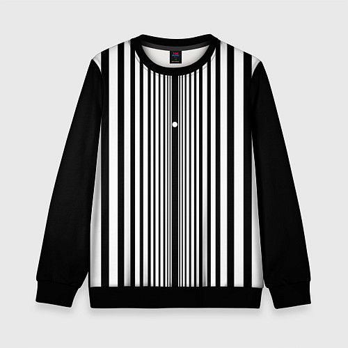 Детский свитшот Эффект Доплера / 3D-Черный – фото 1