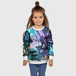 Свитшот детский FantasyFish, цвет: 3D-белый — фото 2