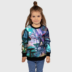 Свитшот детский FantasyFish, цвет: 3D-черный — фото 2