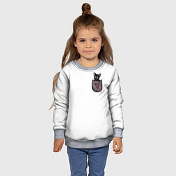 Свитшот детский Милашка в кормашке, цвет: 3D-меланж — фото 2
