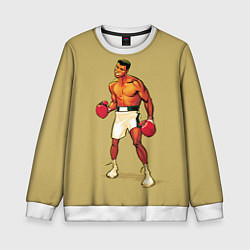 Свитшот детский Ali art, цвет: 3D-белый