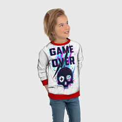 Свитшот детский Game OVER - NEON 3D, цвет: 3D-красный — фото 2