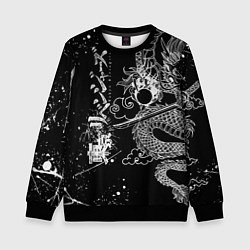 Свитшот детский ТОКИЙСКИЕ МСТИТЕЛИ TOKYO REVENGERS ДРАКОН, цвет: 3D-черный