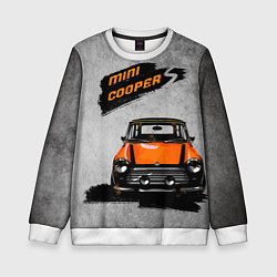 Свитшот детский Maшина Mini, цвет: 3D-белый
