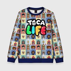 Свитшот детский Toca Life, цвет: 3D-синий