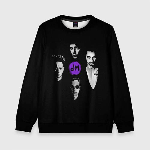 Детский свитшот Depeche mode band / 3D-Черный – фото 1