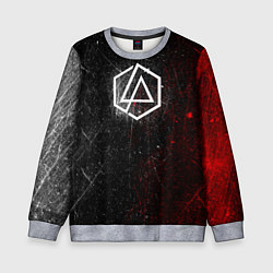 Свитшот детский Linkin Park Logo Линкин Парк, цвет: 3D-меланж