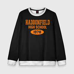 Свитшот детский Haddonfield High School 1978, цвет: 3D-белый