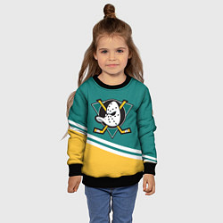 Свитшот детский Анахайм Дакс, NHL, цвет: 3D-черный — фото 2