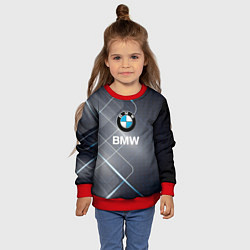 Свитшот детский BMW Logo, цвет: 3D-красный — фото 2