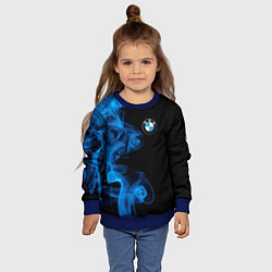 Свитшот детский BMW Дым, цвет: 3D-синий — фото 2