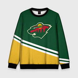 Свитшот детский Minnesota Wild NHL, цвет: 3D-черный