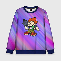 Свитшот детский ПИКО FNF, цвет: 3D-синий