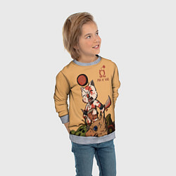 Свитшот детский Mog of War, цвет: 3D-меланж — фото 2