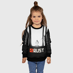 Свитшот детский Огонёк из Раста, цвет: 3D-черный — фото 2