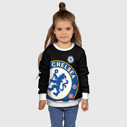 Свитшот детский ЧЕЛСИ CHELSEA BIG LOGO, цвет: 3D-белый — фото 2