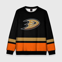 Свитшот детский Anaheim Ducks Анахайм Дакс, цвет: 3D-черный