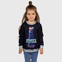 Свитшот детский Poppy Playtime, цвет: 3D-меланж — фото 2