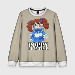 Свитшот детский Poppy Playtime, цвет: 3D-белый