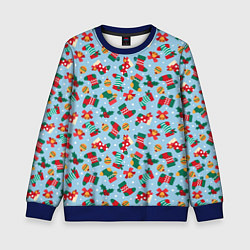 Детский свитшот Christmas Background