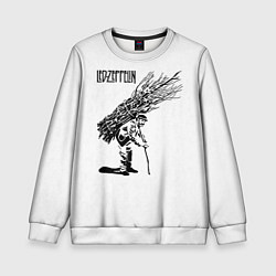 Свитшот детский Led Zeppelin IV, цвет: 3D-белый