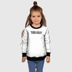 Свитшот детский TURN AWAY, цвет: 3D-черный — фото 2