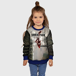 Свитшот детский Hybrid Theory Live Around The World - Linkin Park, цвет: 3D-синий — фото 2