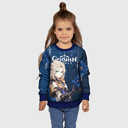 Свитшот детский ЦВЕТОК СОЛНЦА АЛЬБЕДО, цвет: 3D-синий — фото 2