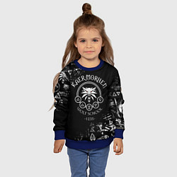 Свитшот детский ВЕДЬМАК КАЕР МОРХЕН, ШКОЛА ВОЛКА, цвет: 3D-синий — фото 2