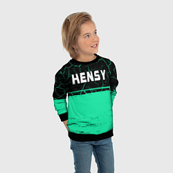 Свитшот детский Hensy - Краска, цвет: 3D-черный — фото 2