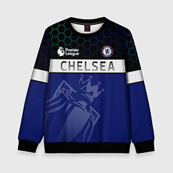 Свитшот детский FC Chelsea London ФК Челси Лонон, цвет: 3D-черный