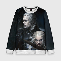 Свитшот детский THE WITCHER 2 SEASON, цвет: 3D-белый