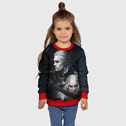 Свитшот детский THE WITCHER 2 SEASON, цвет: 3D-красный — фото 2