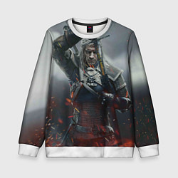 Свитшот детский ВЕДЬМАК СЕРИАЛ ДИКАЯ ОХОТА, цвет: 3D-белый