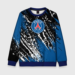 Свитшот детский PSG футбольный клуб, цвет: 3D-синий