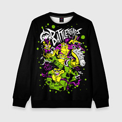 Свитшот детский Battletoads - Боевые Жабы, цвет: 3D-черный