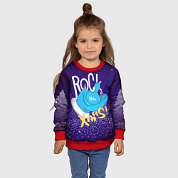 Свитшот детский This Rock, цвет: 3D-красный — фото 2