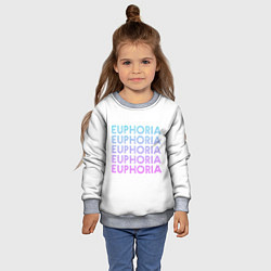 Свитшот детский Эйфория Euphoria, цвет: 3D-меланж — фото 2