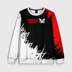 Свитшот детский State of Decay - Стадия разложения, цвет: 3D-белый