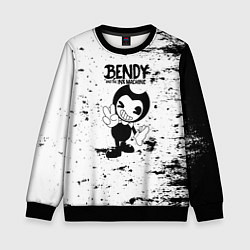 Свитшот детский Bendy and the ink machine - Black & White, цвет: 3D-черный