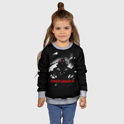 Свитшот детский DISTURBED THE GUY ЛИЦО ДЕМОНА, цвет: 3D-меланж — фото 2