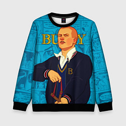 Свитшот детский Bully, Джимми Хопкинс, цвет: 3D-черный