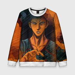 Свитшот детский Дайки Аомине Баскетбол Куроко, цвет: 3D-белый