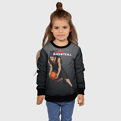 Свитшот детский Дайки Аомине, цвет: 3D-черный — фото 2